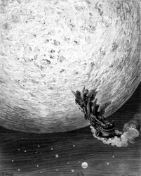 Astolfo on the Moon, Stanza 70, Canto XXXIV from The Frenzy of Orlando by Ludovico Ariosto, 1879